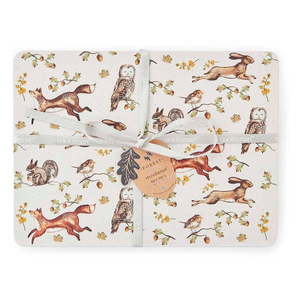 Korkové prestieranie 4 ks 21x29 cm Forest Fable – Cooksmart ® vyobraziť