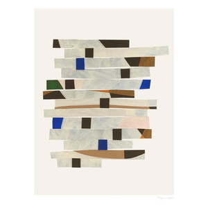 Plagát 50x70 cm Cut up Stripes – The Poster Club vyobraziť