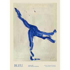 Plagát 50x70 cm Bleu – The Poster Club vyobraziť