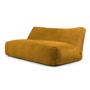 Menčestrový sedací vak v horčicovej farbe Sofa Tube 190 – SLOWDOWN vyobraziť