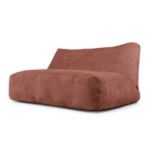 Menčestrový sedací vak v tehlovej farbe Sofa Tube 160 – SLOWDOWN vyobraziť