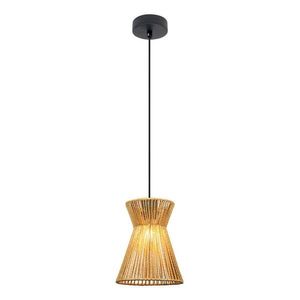 Závesné svietidlo s tienidlom z papierového výpletu ø 20 cm Etnos – Candellux Lighting vyobraziť