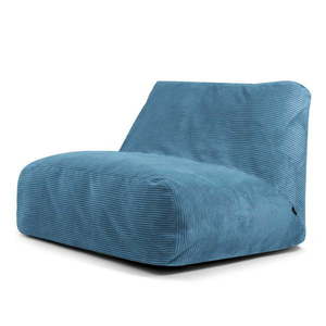 Modrý menčestrový sedací vak Sofa Tube – SLOWDOWN vyobraziť