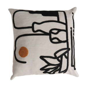 Ľanový dekoračný vankúš 43x43 cm Winter Sun – Mioli Decor vyobraziť