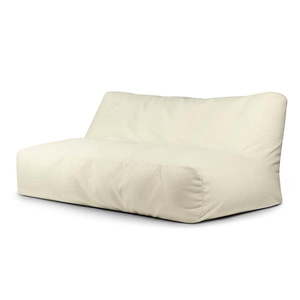 Krémový sedací vak z textílie buklé Sofa Tube 190 – SLOWDOWN vyobraziť
