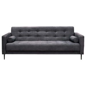 P & B ROZKLADACIA POHOVKA, textil, tmavosivá vyobraziť