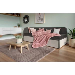 Livetastic ČALÚNENÁ POSTEĽ, 90/200 cm čierna vyobraziť
