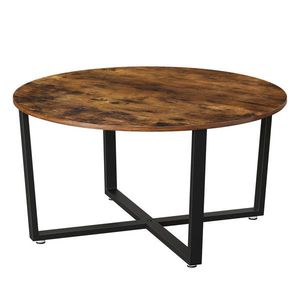 Boxxx KONFERENČNÝ STOLÍK, hnedá, čierna, kov, kompozitné drevo, 88/88/47 cm vyobraziť