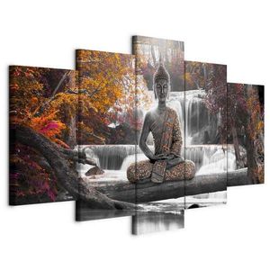 artgeist LEINWANDBILD, krajina a príroda, Budha, 100/50/1, 2 cm vyobraziť