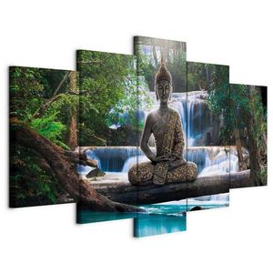 artgeist LEINWANDBILD, krajina a príroda, Budha, 100/50/1, 2 cm vyobraziť