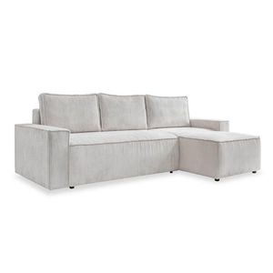 MID.YOU ROHOVÁ SEDACIA SÚPRAVA, textil, béžová vyobraziť