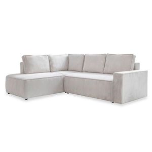 MID.YOU ROHOVÁ SEDACIA SÚPRAVA, textil, béžová vyobraziť