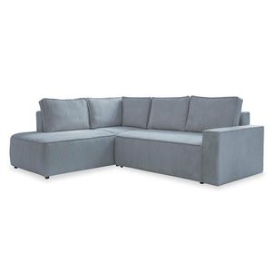 MID.YOU ROHOVÁ SEDACIA SÚPRAVA, textil, svetlosivá vyobraziť
