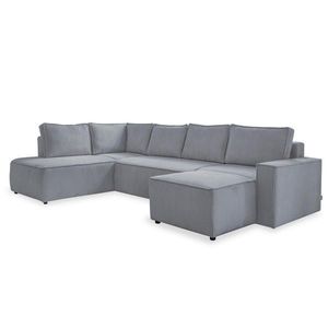 MID.YOU SEDACIA SÚPRAVA, textil, svetlosivá vyobraziť