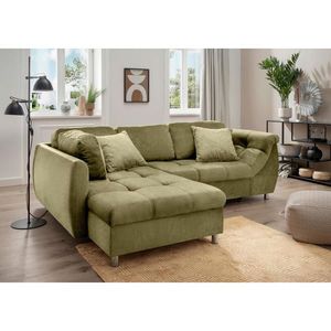 Livetastic ROHOVÁ SEDACIA SÚPRAVA, textil, zelená vyobraziť