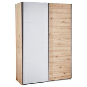 Xora SKRIŇA S POS. DVER. – HOR.VED, sivá, farba duba, 150/223/60 cm vyobraziť