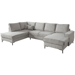 MID.YOU SEDACIA SÚPRAVA, textil, strieborná vyobraziť