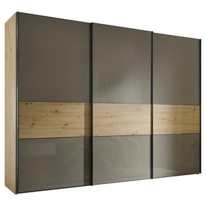Moderano SKRIŇA S POS. DVER. – HOR.VED, dub artisan, mokka, 336/240/68 cm vyobraziť