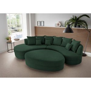 Livetastic SEDACIA SÚPRAVA, textil, tmavozelená vyobraziť