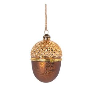 Sklenená ručne vyrobená vianočná ozdoba ø 6 cm Acorn – Sass & Belle vyobraziť