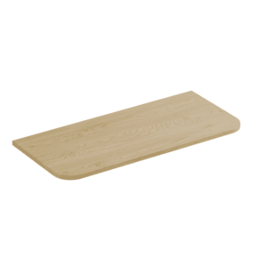 ArtCom Doska pod umývadlo OVALIA | dub cremona Typ: Doska 100 cm / 89-100 vyobraziť