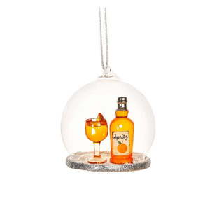 Sklenená ručne vyrobená vianočná ozdoba ø 8 cm Christmas Spritz – Sass & Belle vyobraziť