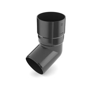 Koleno pre odkvapový zvod 63 mm grafit vyobraziť