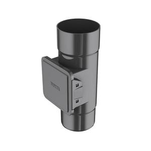Lapač lístia s dvierkami pre plastové žľaby 110 mm vyobraziť