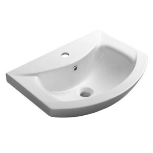 AQUALINE AQUALINE - ZERO keramické umyvadlo nábytkové 55x43, 5cm, bílá 6055 vyobraziť