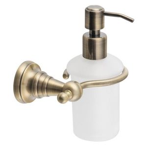 SAPHO - DIAMOND dávkovač mýdla, 200ml, mléčné sklo, bronz 1318-19 vyobraziť