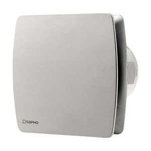 SAPHO - LEX koupelnový ventilátor axiální s časovačem, 15W, potrubí 100, nerez mat LX104 vyobraziť