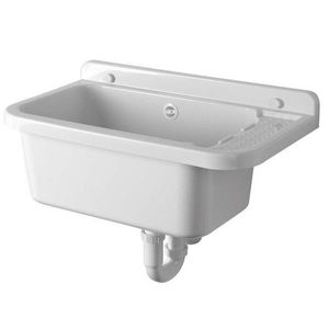 AQUALINE - Závěsná výlevka s odkládací plochou 60x34cm, plast, bílá PI5060 vyobraziť