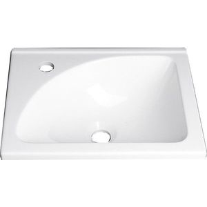 AQUALINE AQUALINE - Umyvadlo nábytkové, litý mramor, 40x32 cm, bílá LM408 vyobraziť