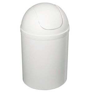 AQUALINE AQUALINE - Odpadkový koš výklopný, 5l, plast, bílá 20309 vyobraziť