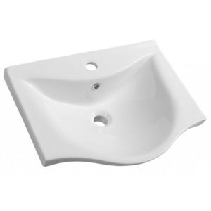 AQUALINE AQUALINE - ZARA 55 keramické umyvadlo nábytkové 54x44, 5cm, bílá 10055 vyobraziť