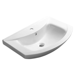 AQUALINE AQUALINE - ZERO keramické umyvadlo nábytkové 65x46cm, bílá 6065 vyobraziť