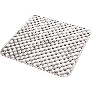 Gedy - GEO podložka do sprchového koutu 53x53cm s protiskluzem, kaučuk, bílá 97535302 vyobraziť