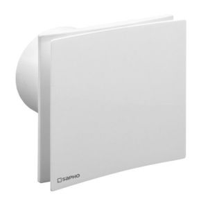 SAPHO - EIRA koupelnový ventilátor axiální s časovačem, 15W, potrubí 100, bílá EI102 vyobraziť