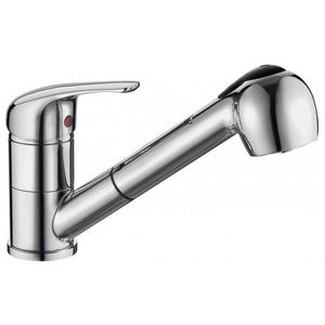 AQUALINE 40 stojánková dřezová baterie s výsuvnou sprškou, chrom 52137 vyobraziť
