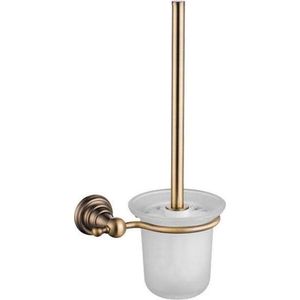 SAPHO - DIAMOND WC štětka závěsná, mléčné sklo, bronz 1318-08 vyobraziť