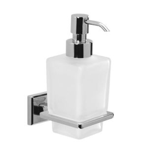 Gedy - COLORADO dávkovač mýdla, 230 ml, mléčné sklo, chrom 6981 vyobraziť