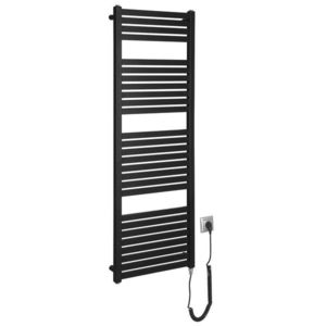 AQUALINE - TONDI-E elektrické otopné těleso rovné 450x1330 500 W, černá mat DE476T vyobraziť