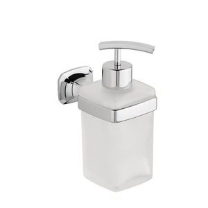 SAPHO - AIDA dávkovač mýdla 270 ml, mléčné sklo, chrom AI019 vyobraziť