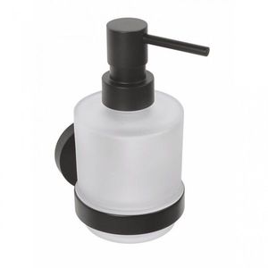 SAPHO - X-ROUND BLACK dávkovač mýdla 200ml, mléčné sklo, černá mat XR103B vyobraziť
