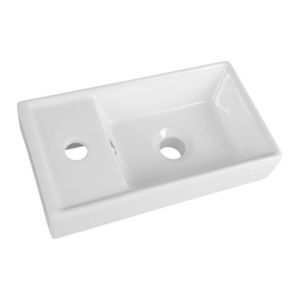 AQUALINE - Keramické umývátko, nábytkové, 40x22 cm, bílá DD4022 vyobraziť