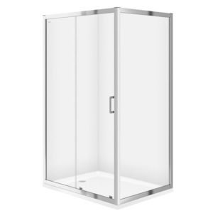 CERSANIT/S - SPRCHOVÝ KÚT OBDĹŽNIK 120x90X190 TRANSPARENT SKLO + VANIČKA S154-004-SET1 vyobraziť