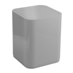Gedy Gedy - SEVENTY odpadkový koš výklopný, 8l, plast ABS, šedá 630908 vyobraziť