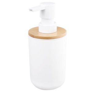 AQUALINE - SNOW dávkovač mýdla na postavení 350ml, bílá/bambus 7578 vyobraziť