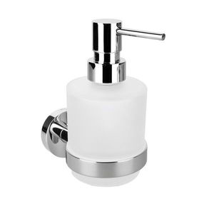 SAPHO - X-ROUND dávkovač mýdla 200ml, mléčné sklo, chrom XR103 vyobraziť