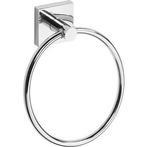 SAPHO - X-SQUARE držák ručníků kruh, chrom XQ406 vyobraziť